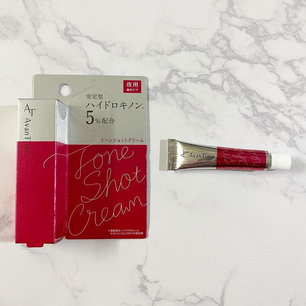 トーンショットクリーム/アバンタイム/フェイスクリームを使ったクチコミ(1枚目)