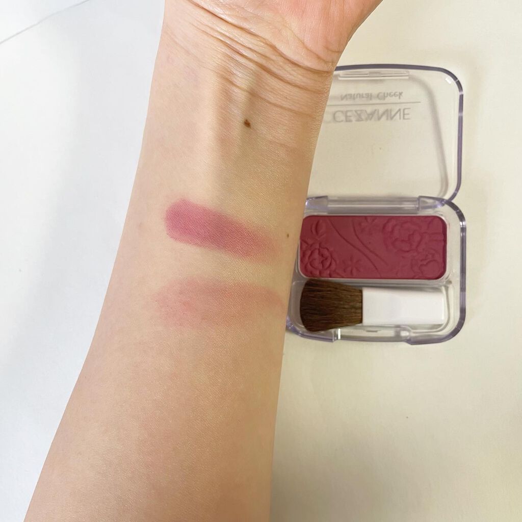 ナチュラル チークN/CEZANNE/パウダーチークを使ったクチコミ(2枚目)