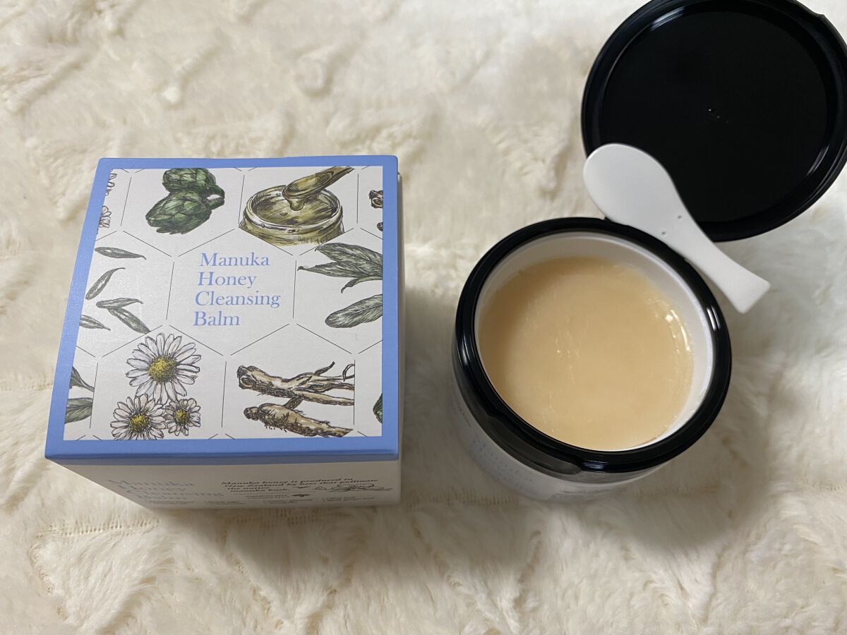マヌカハニー クレンジングバーム/アピセラピーコスメティクス/クレンジングバームを使ったクチコミ（2枚目）