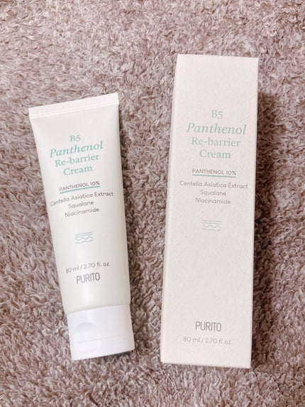 B5パンテノールリバリアクリーム/PURITO/フェイスクリームを使ったクチコミ(1枚目)