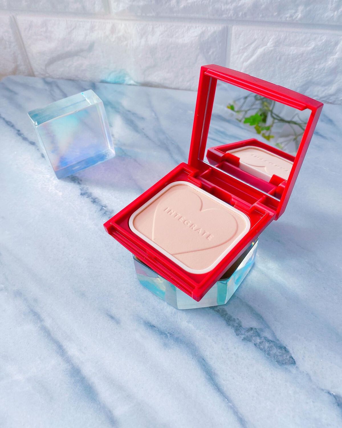 プロフィニッシュファンデーション/インテグレート/パウダーファンデーションを使ったクチコミ(2枚目)