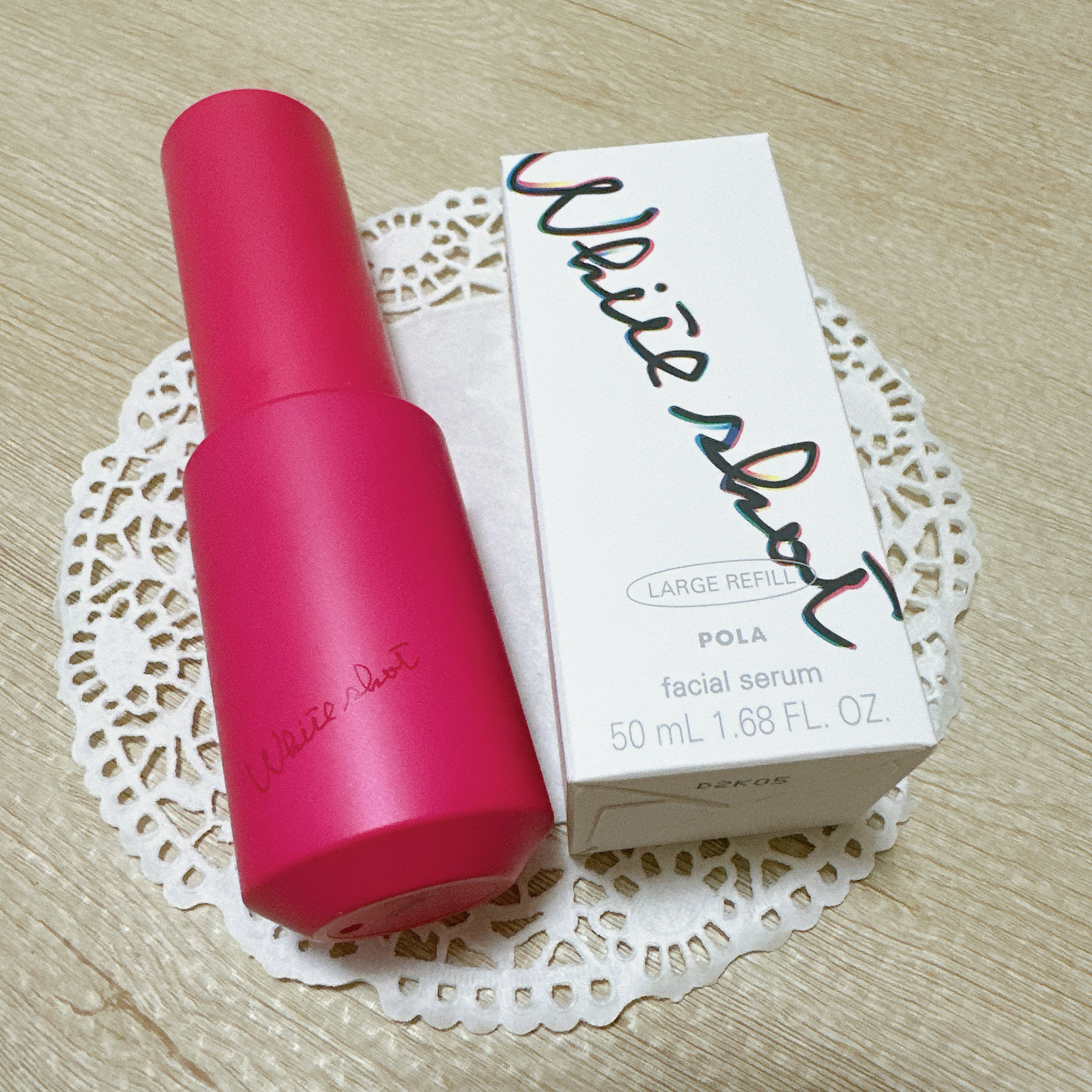 ホワイトショット フェイシャルセラム ポンプ(交換用)/POLA/美容液を使ったクチコミ（2枚目）