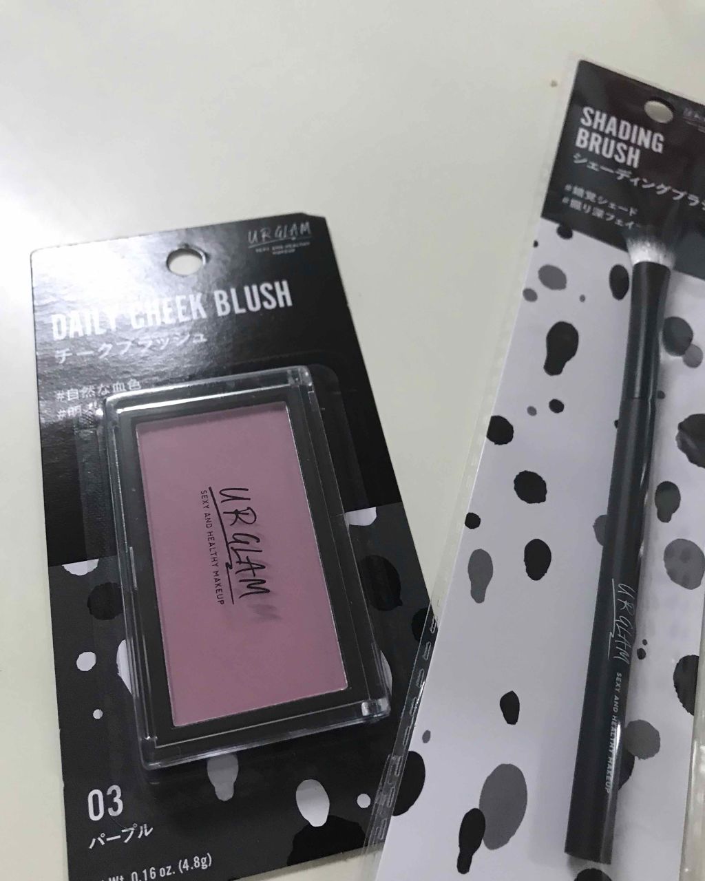 UR GLAM DAILY CHEEK BLUSH/U R GLAM/パウダーチークを使ったクチコミ(1枚目)