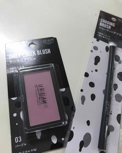 UR GLAM SHADING BRUSH/U R GLAM/メイクブラシを使ったクチコミ(1枚目)