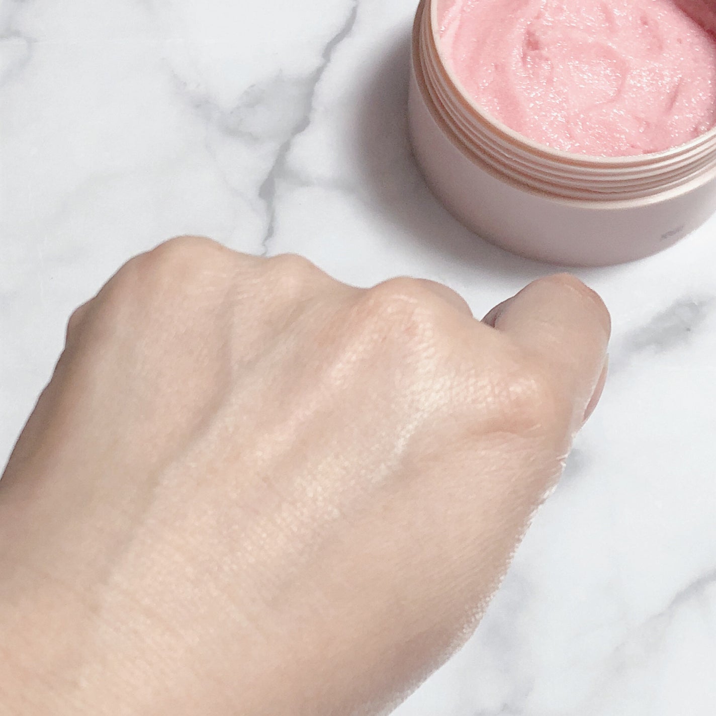 Q+Me スウィート ボム タラソ スクラブ/AGARISM/バスト・ヒップケアを使ったクチコミ(5枚目)