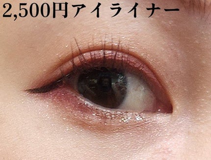 マルチプルーフラスティングリキッドアイライナー/DAZZSHOP/リキッドアイライナーを使ったクチコミ(3枚目)