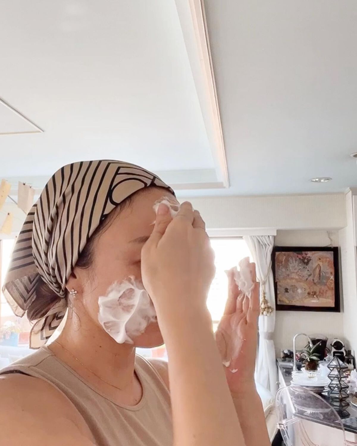 Miwa Kamise on LIPS 「雨降る前に🌸🌿観に行ってて良かった💕☔︎本日は…‼︎↓【クマ、..」(3枚目)