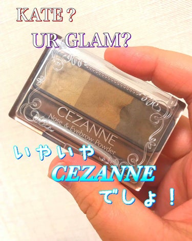 ノーズ＆アイブロウパウダー/CEZANNE/パウダーアイブロウを使ったクチコミ（1枚目）