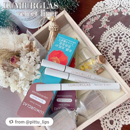 ベルベットライナー/LUMIURGLAS/リキッドアイライナーを使ったクチコミ(7枚目)