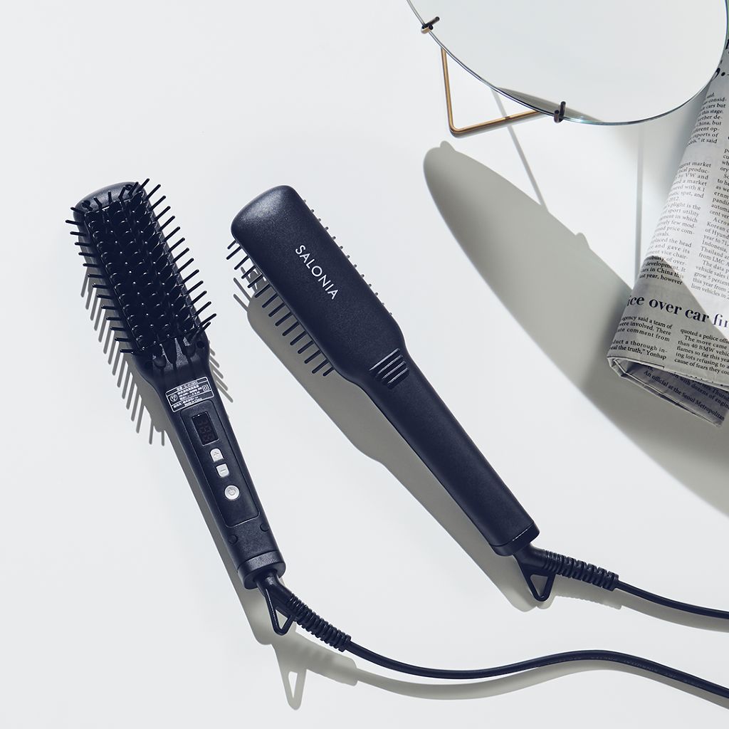 ストレートヒートブラシ スリム /SALONIA/ヒートブラシを使ったクチコミ（1枚目）