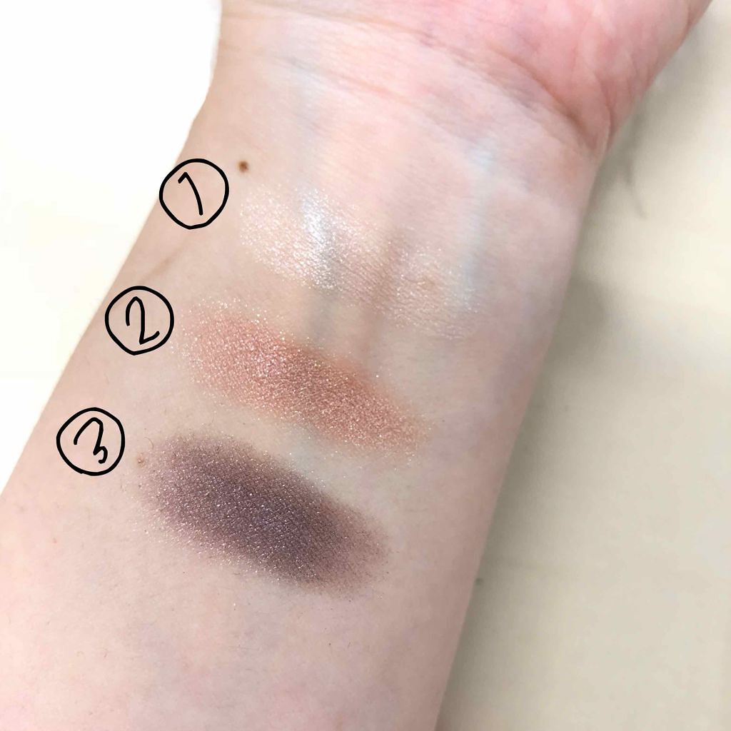 トーンアップアイシャドウ/CEZANNE/アイシャドウパレットを使ったクチコミ(3枚目)