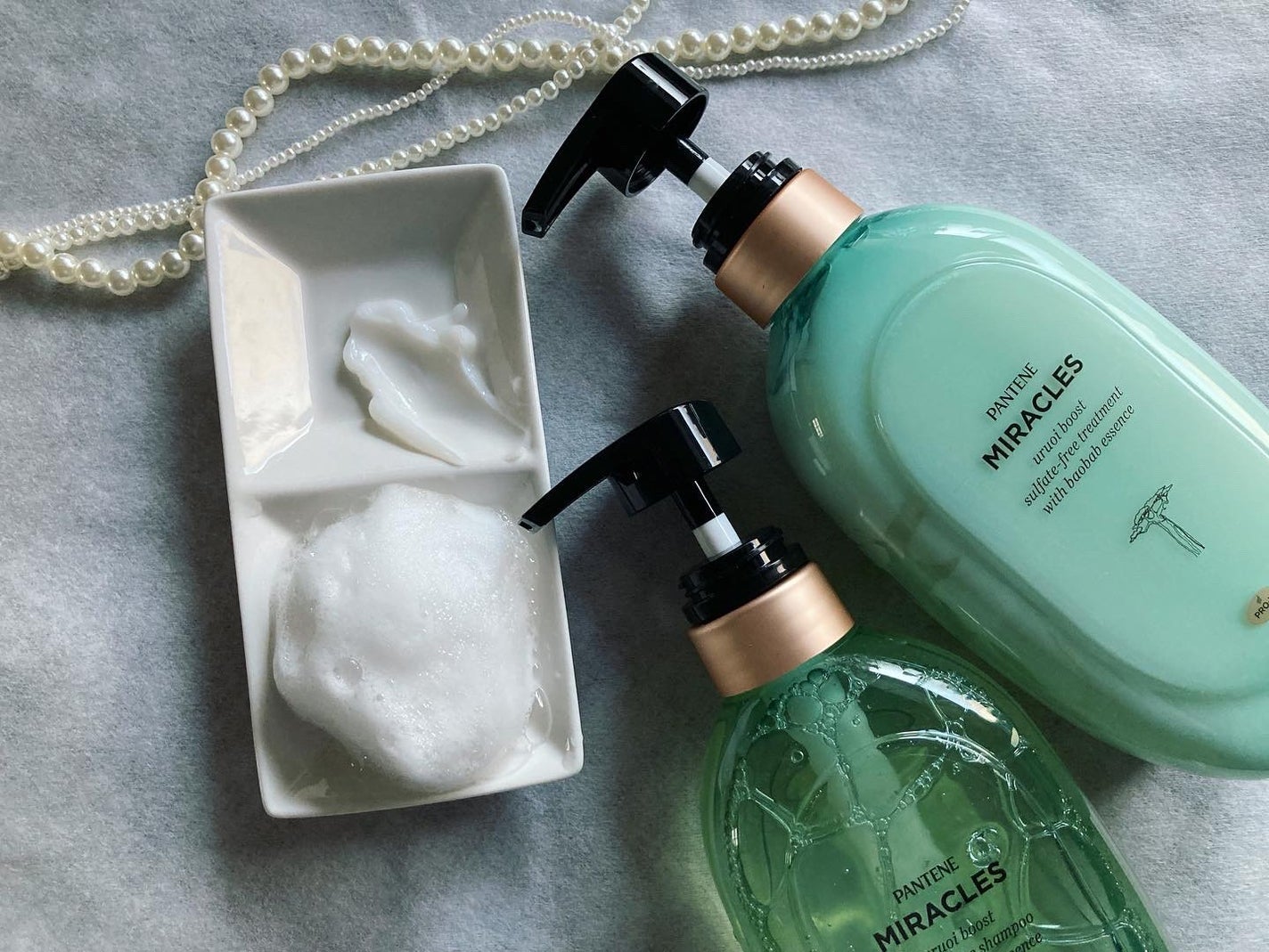 ミラクルズ うるおいブースト シャンプー/トリートメント/パンテーン/市販シャンプーを使ったクチコミ(3枚目)