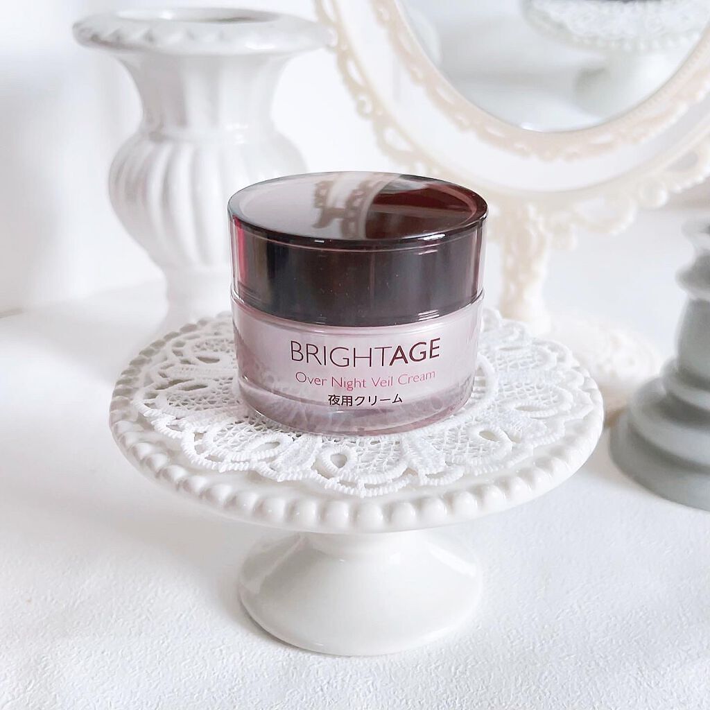 オーバーナイト ヴェールクリーム/BRIGHTAGE/フェイスクリームを使ったクチコミ（1枚目）