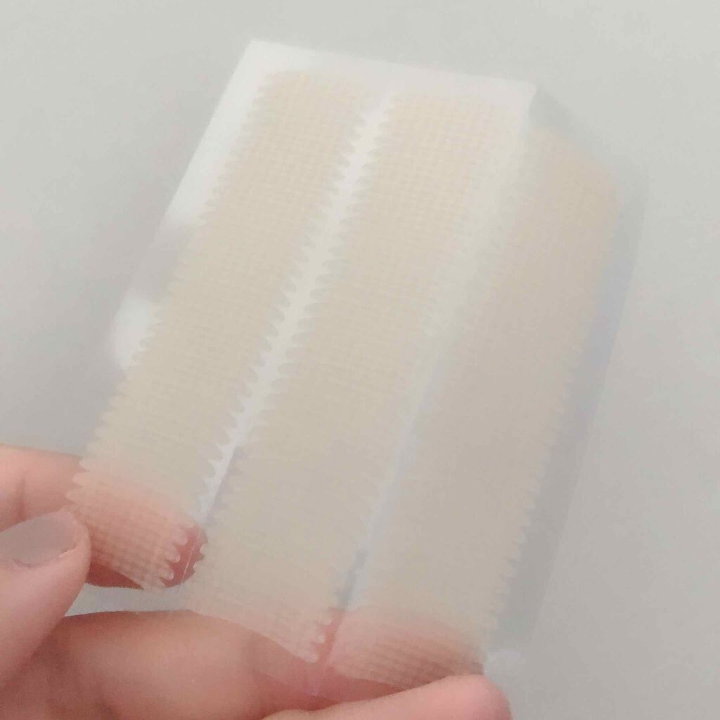 ふたえテープ 目立たず肌になじむ絆創膏タイプ/DAISO/二重まぶた用アイテムを使ったクチコミ(2枚目)