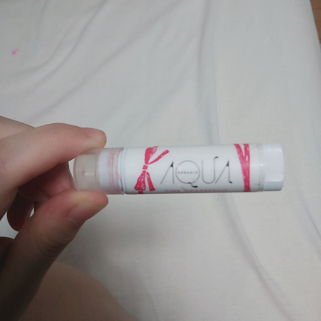 オーガニックスイーツリップ 04 ピンクグレープフルーツ/アクア・アクア/リップケアを使ったクチコミ（1枚目）