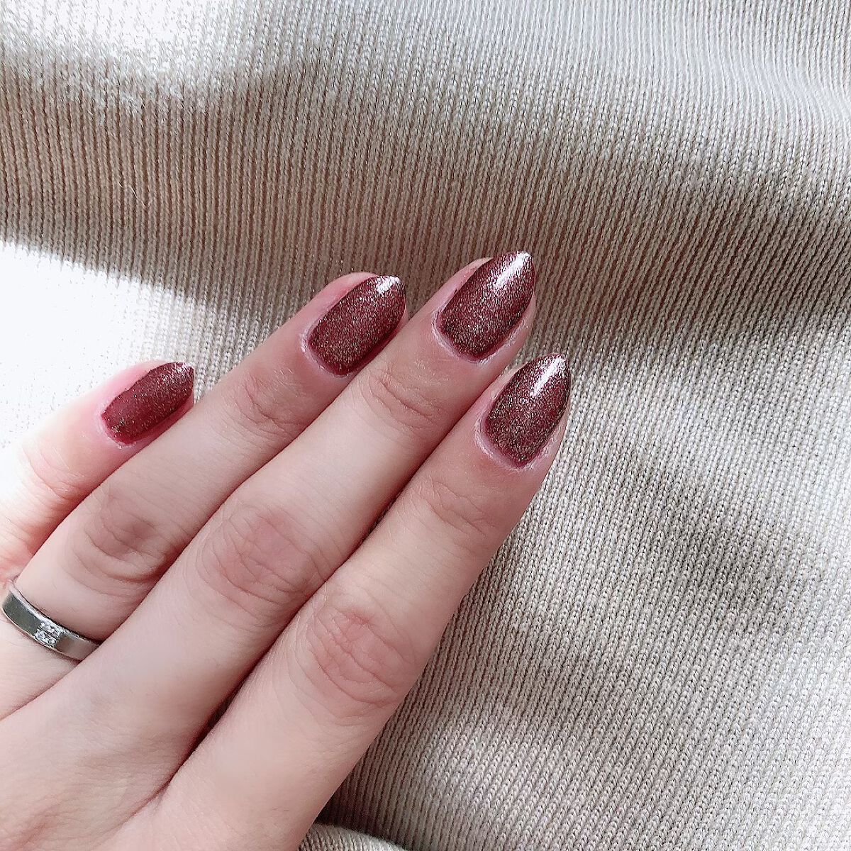 チャームスティックジェル #08 グレー/OMD/オールインワンネイルを使ったクチコミ（3枚目）