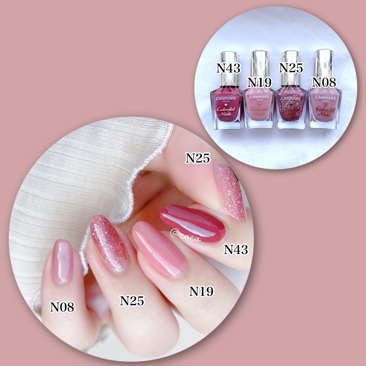 カラフルネイルズ/キャンメイク/マニキュアを使ったクチコミ（3枚目）