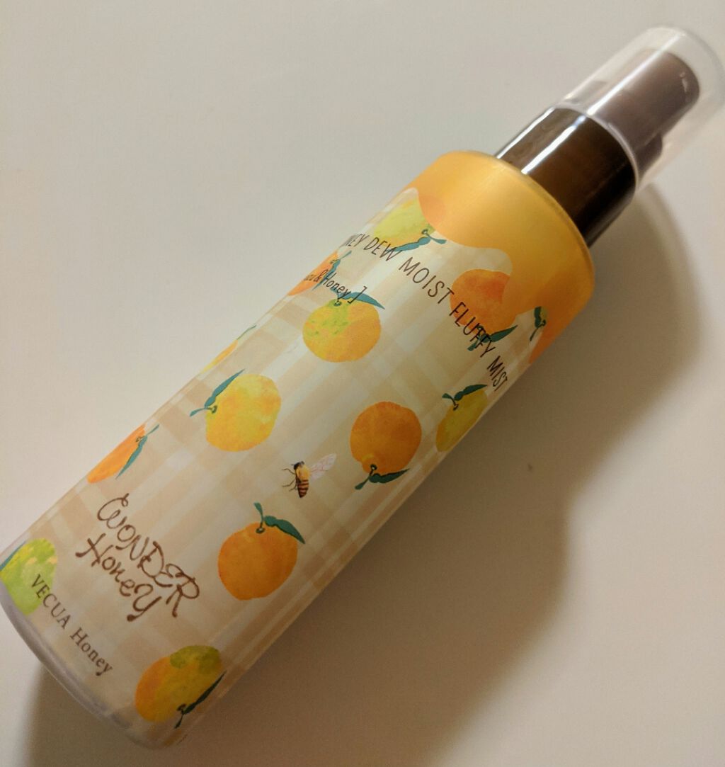 ワンダーハニー やさしく潤うふわふわミスト  柚子はちみつ/VECUA Honey/ミスト状化粧水を使ったクチコミ（1枚目）