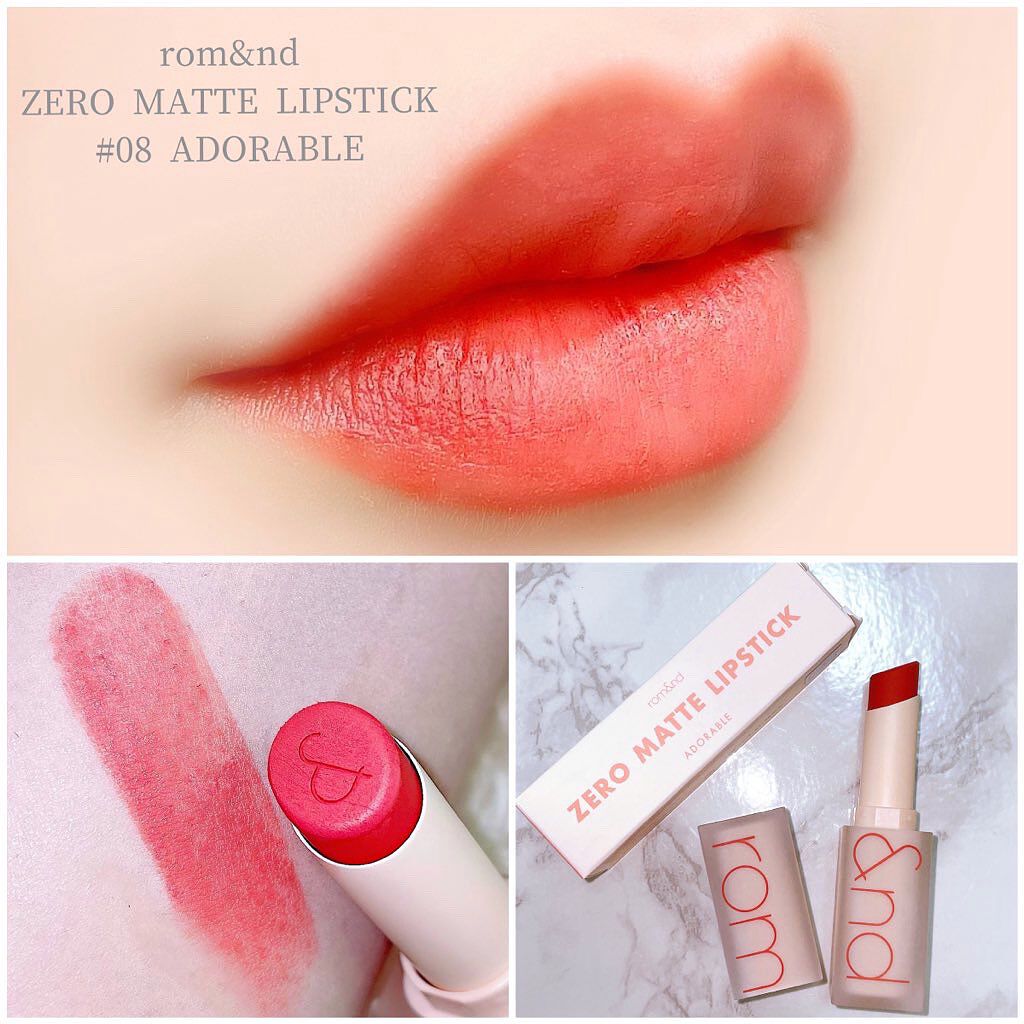 ゼロマットリップスティック/rom&nd/口紅を使ったクチコミ(1枚目)