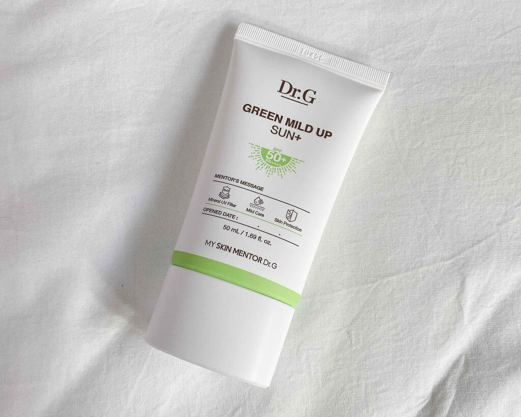 グリーンマイルドアップサンプラス/Dr.G/日焼け止めクリームを使ったクチコミ（1枚目）