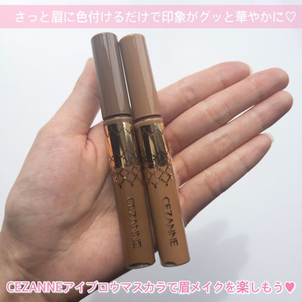 アイブロウマスカラ/CEZANNE/眉マスカラを使ったクチコミ(8枚目)