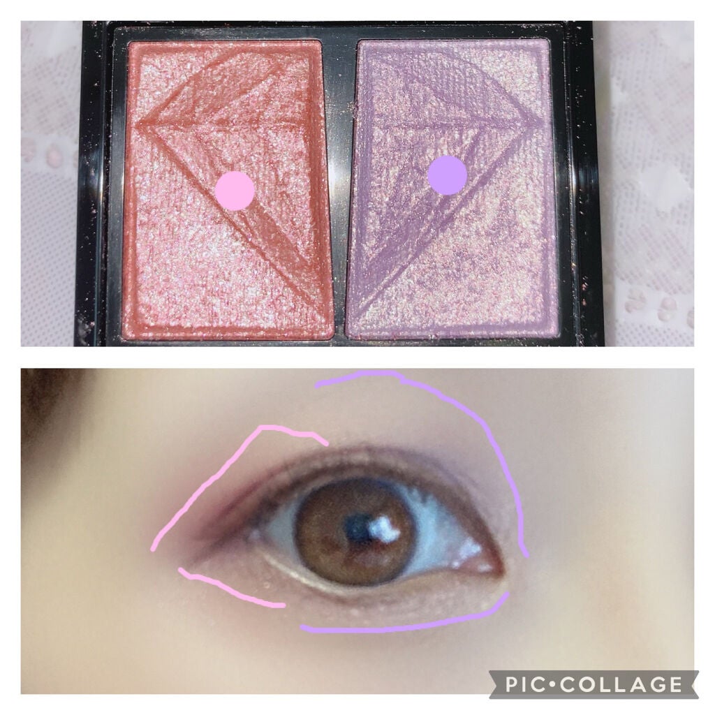 クラッシュダイヤモンドアイズ/KATE/アイシャドウパレットを使ったクチコミ(2枚目)