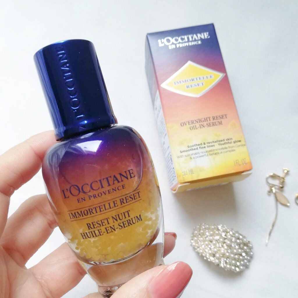 イモーテル オーバーナイトリセットセラム/L'OCCITANE/美容液を使ったクチコミ(2枚目)