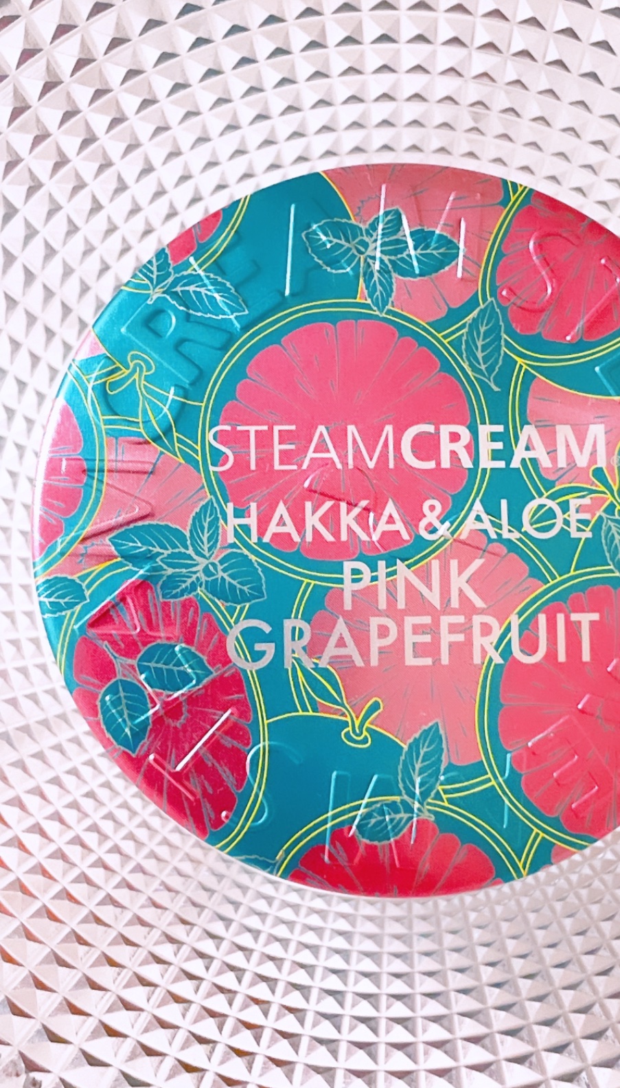 スチームクリーム ハッカ＆アロエ ピンクグレープフルーツ/STEAMCREAM/フェイスクリームを使ったクチコミ（1枚目）