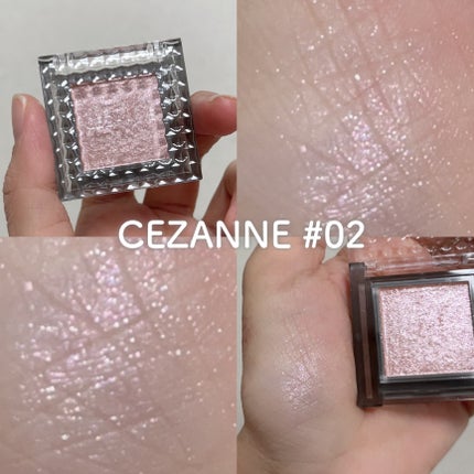 シングルシャイニーアイシャドウ/CEZANNE/アイシャドウを使ったクチコミ(5枚目)