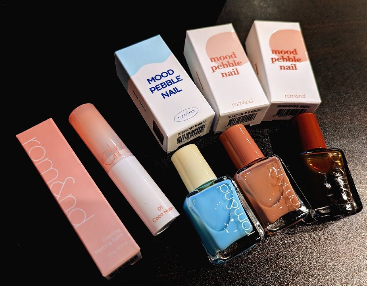 ムードペブルネイル/rom&nd/マニキュアを使ったクチコミ(1枚目)