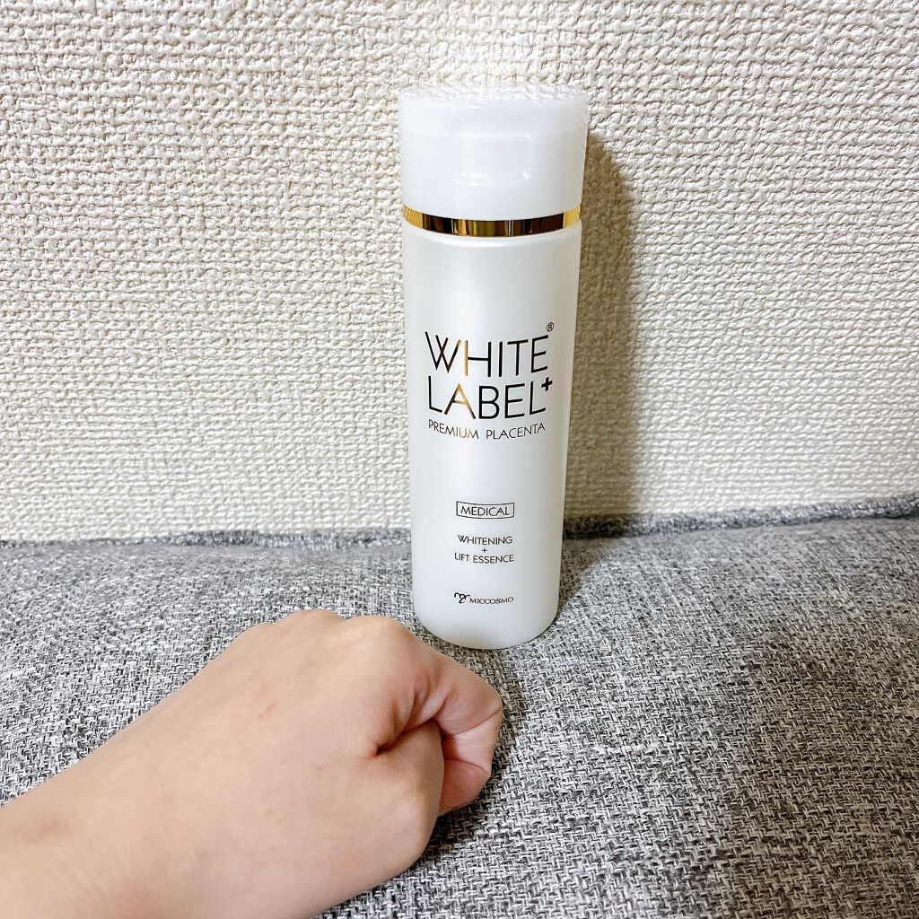 ホワイトラベルプラス 薬用プラセンタの美白リフト美容水/ホワイトラベル/化粧水を使ったクチコミ(4枚目)