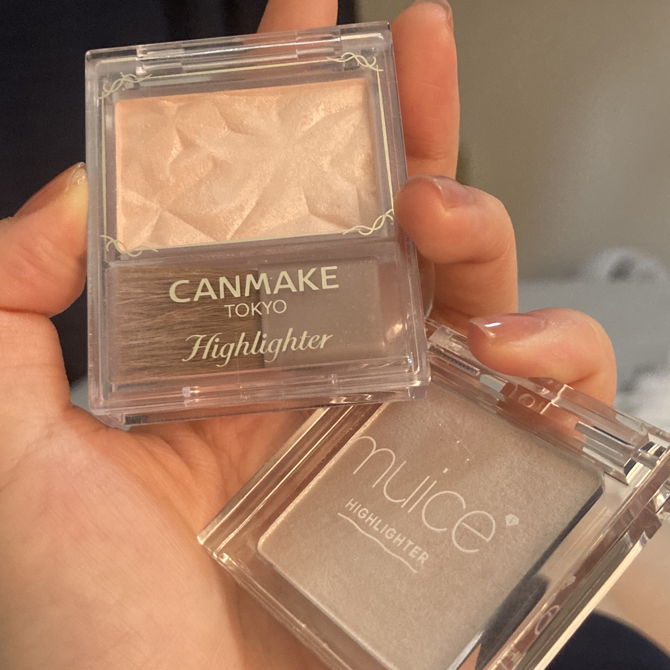ハイライター/キャンメイク/パウダーハイライトを使ったクチコミ（1枚目）