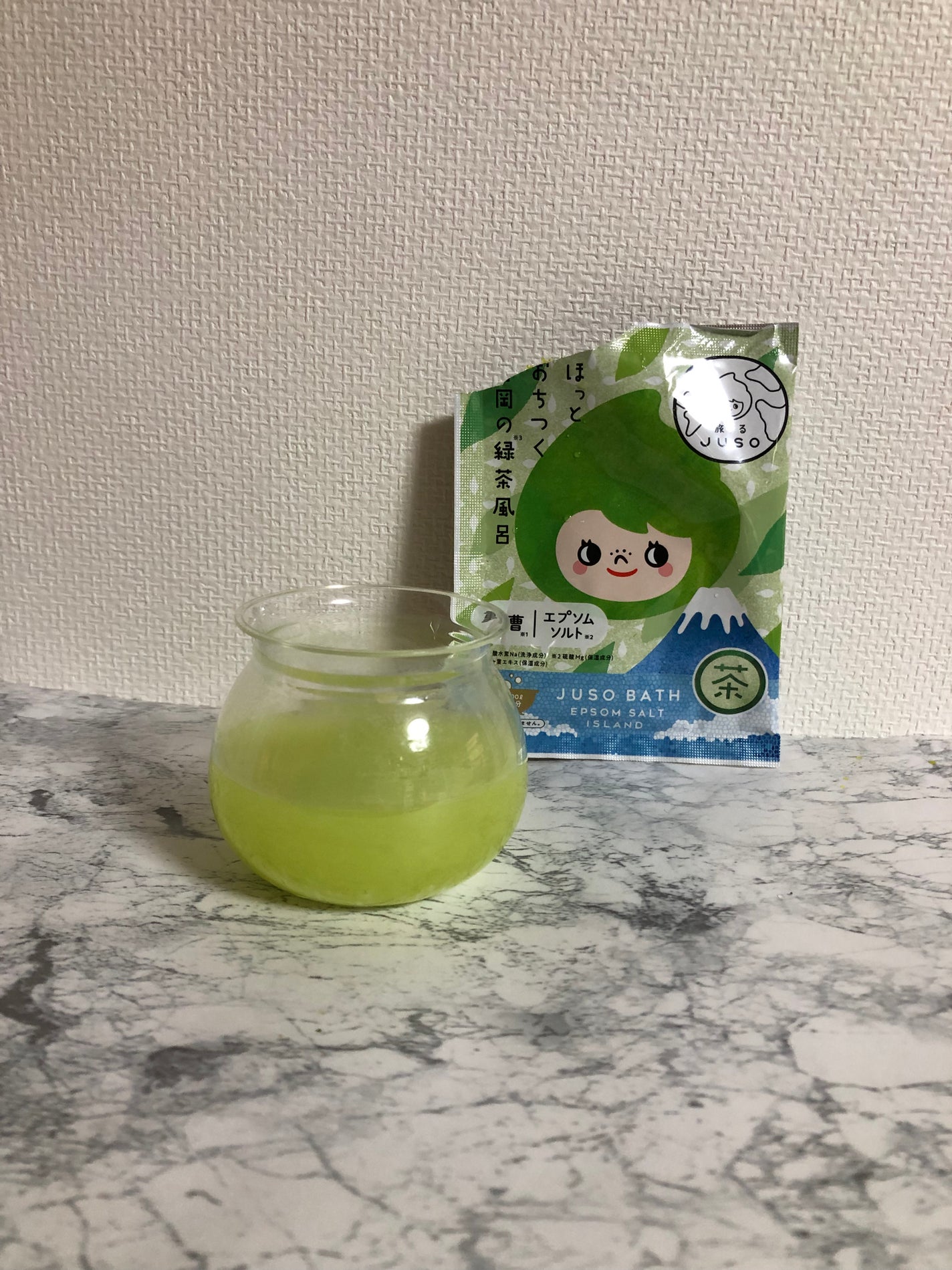 JUSO BATH POWDER/旅するJUSO/炭酸系入浴剤を使ったクチコミ(2枚目)