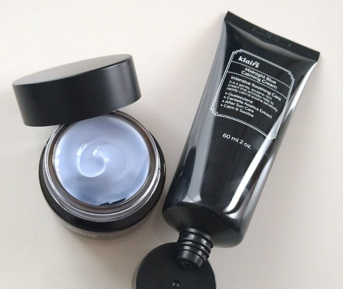 ミッドナイトブルーカーミングクリーム/Klairs/フェイスクリームを使ったクチコミ(2枚目)