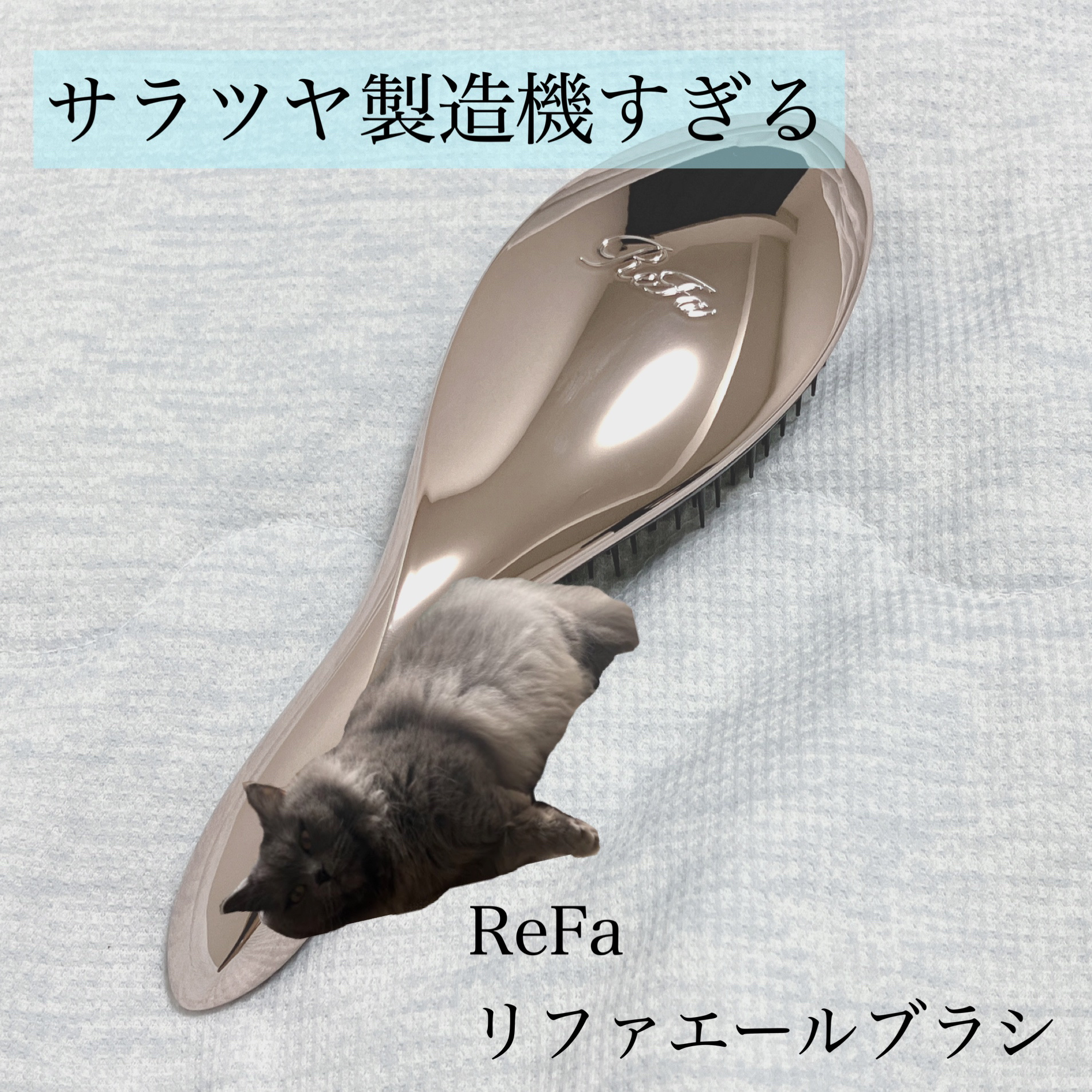 リファエールブラシ/ReFa/ヘアブラシを使ったクチコミ（1枚目）