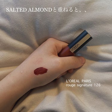オーバスマッジリップティント #22. Salted Almond/RAREKIND/口紅の画像