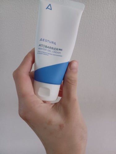 --AESTURA Atobarrier365 Water gel cream--
松本恵奈さんがYoutubeでAtobarrier365シリーズのスキンケアラインを紹介されてて、気になって、まずはク