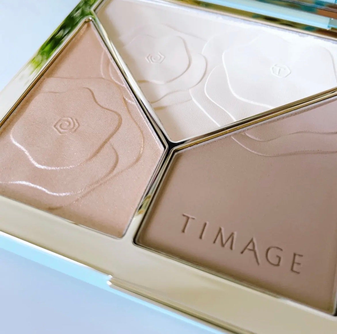 ハイライトシェーディングパレット/TIMAGE/パウダーハイライトを使ったクチコミ(2枚目)