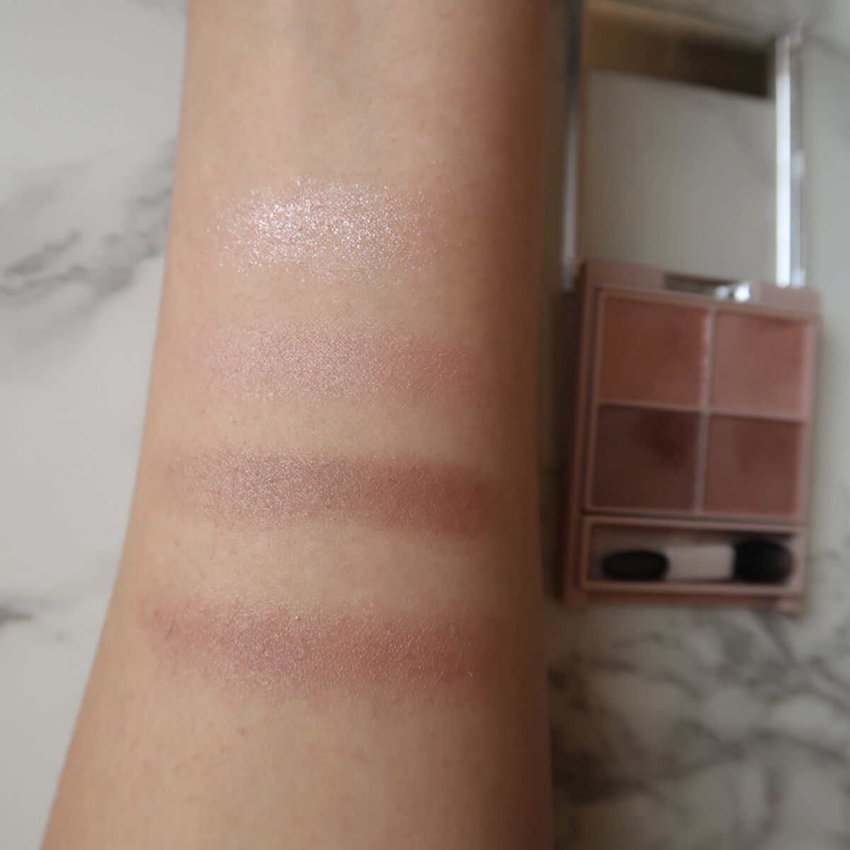 シルキースフレアイズ（マットタイプ）/キャンメイク/アイシャドウパレットを使ったクチコミ（3枚目）