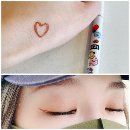 シルキーリキッドアイライナーWP/D-UP/リキッドアイライナーを使ったクチコミ(2枚目)