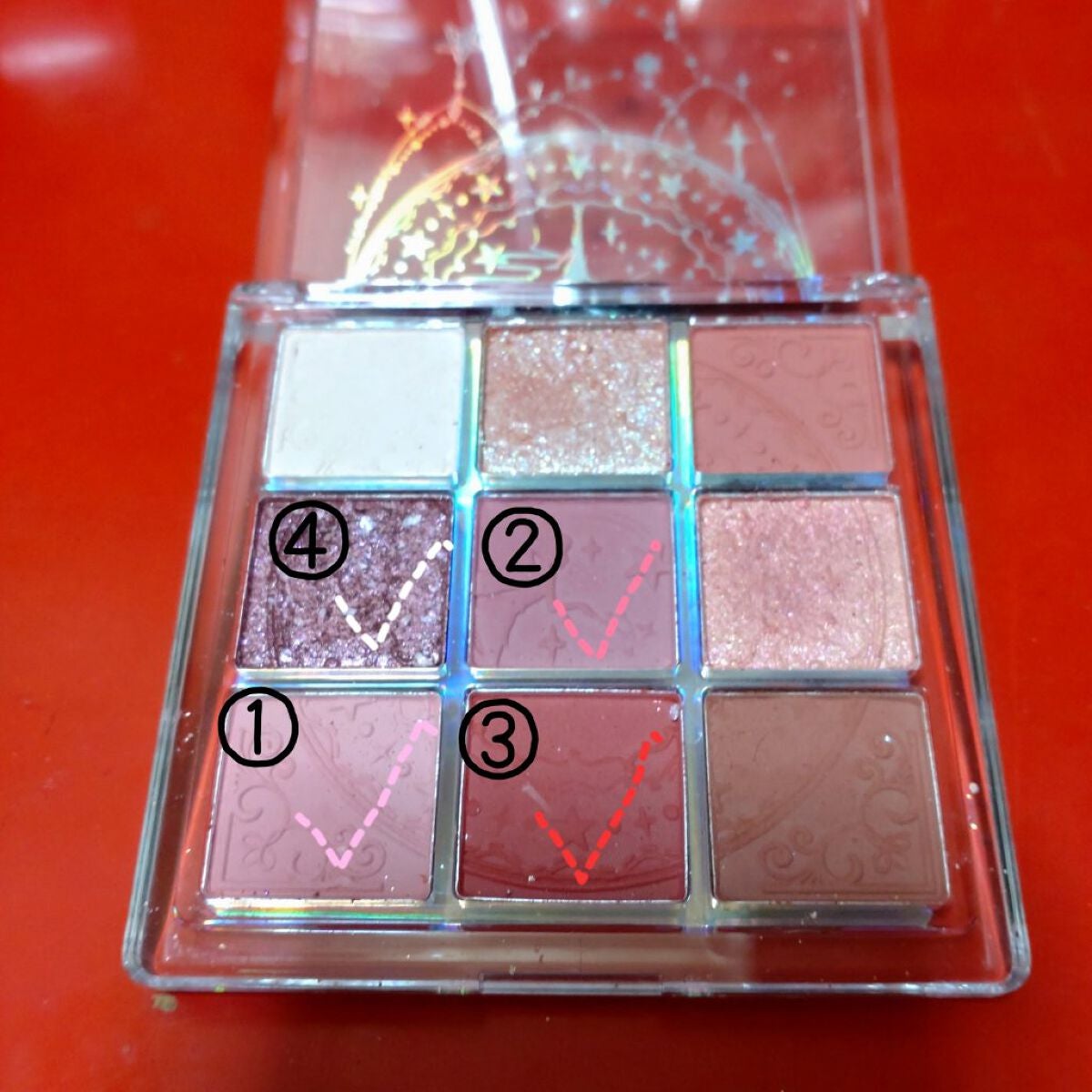 クォーツ 9色アイシャドウパレット(ドリームランドアイシャドウ)/ZEESEA/アイシャドウパレットを使ったクチコミ(2枚目)