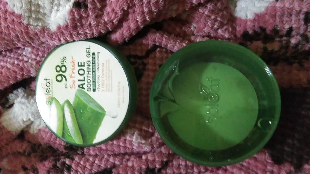 アロエベラ98% モイスチャージェル/スキンガーデン/フェイスクリームを使ったクチコミ(1枚目)