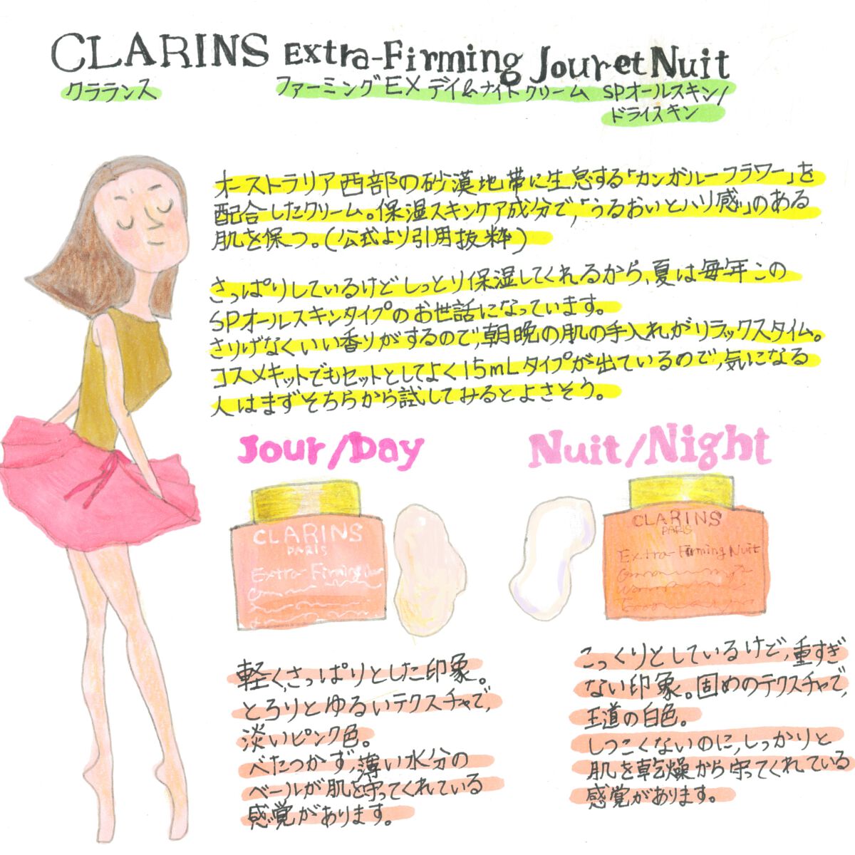 ファーミング EX ナイト クリーム オールスキン/CLARINS/フェイスクリームを使ったクチコミ(1枚目)