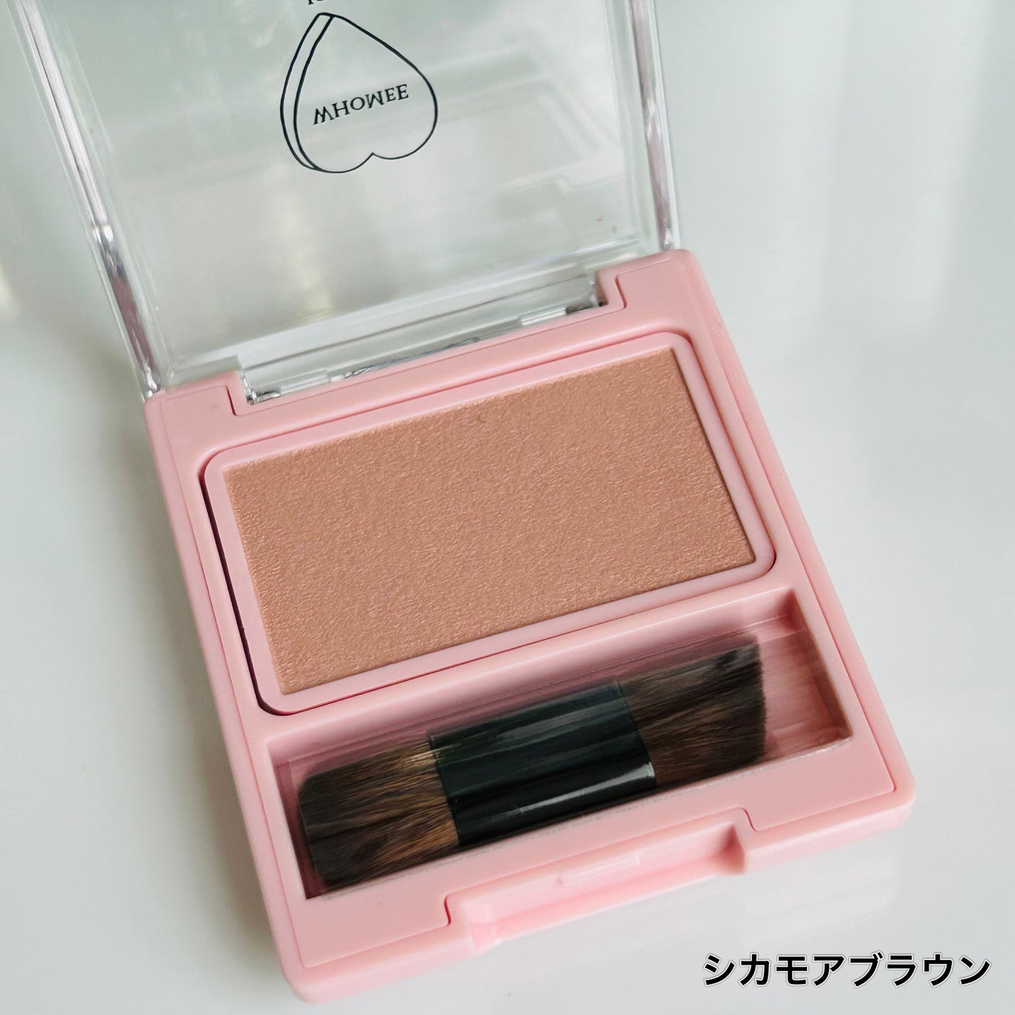 フーミー シングルブラッシュ/WHOMEE/パウダーチークを使ったクチコミ(2枚目)