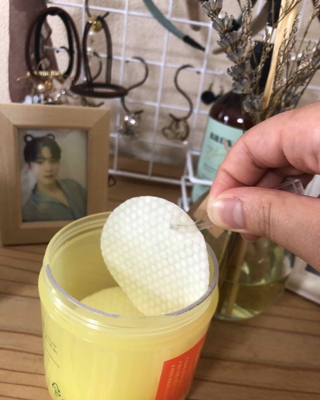 グリーンタンジェリン ビタCダークスポットケアパッド/goodal/トナーパッドを使ったクチコミ（2枚目）