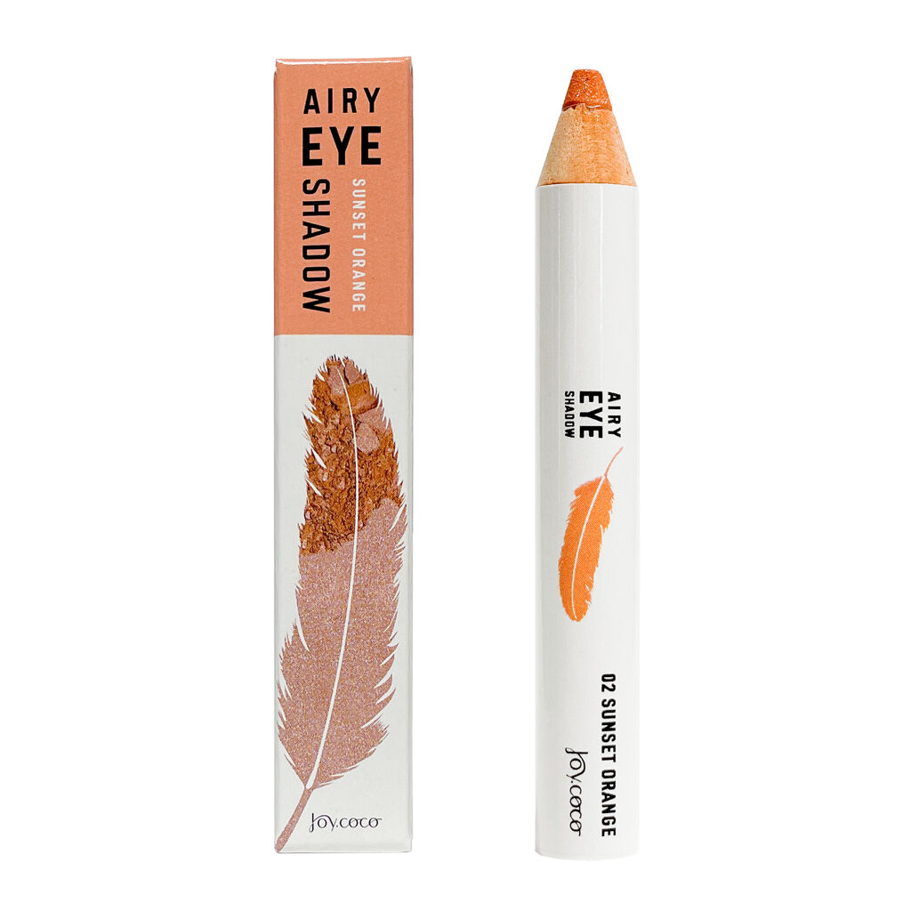 ジョイココ エアリーアイシャドウ 02 サンセットオレンジ