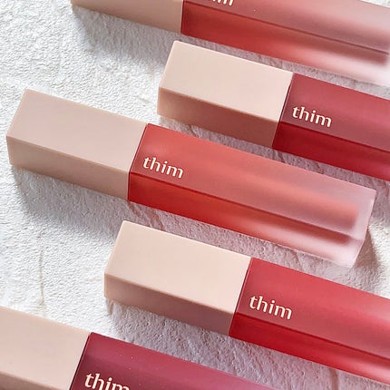 シアーマットリキッドリップ/thim/口紅を使ったクチコミ(1枚目)