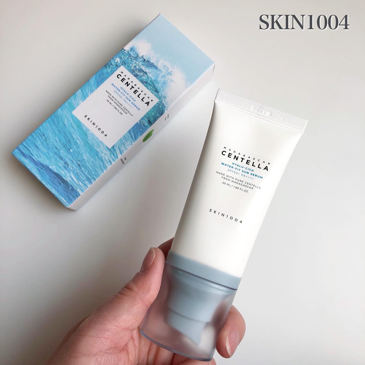 ヒアルーシカ ウォーターフィット サンセラム/SKIN1004/日焼け止めローションを使ったクチコミ（1枚目）