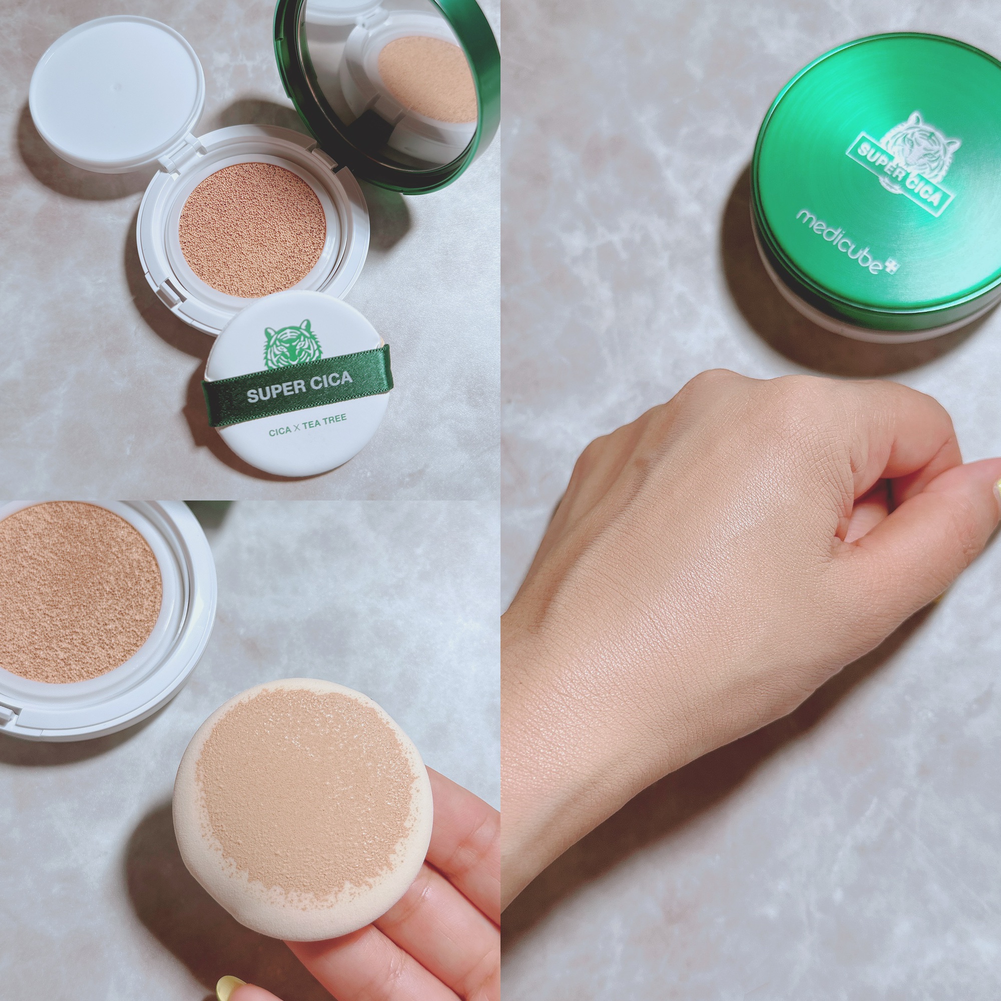 スーパーシカクッション/MEDICUBE/クッションファンデーションを使ったクチコミ（3枚目）