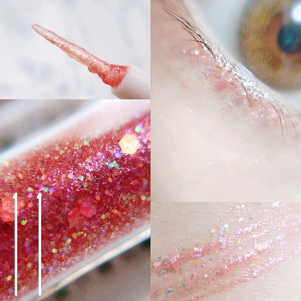 ダイヤモンドシリーズ 星空リキッドアイシャドウ/ZEESEA/リキッドアイシャドウを使ったクチコミ(2枚目)